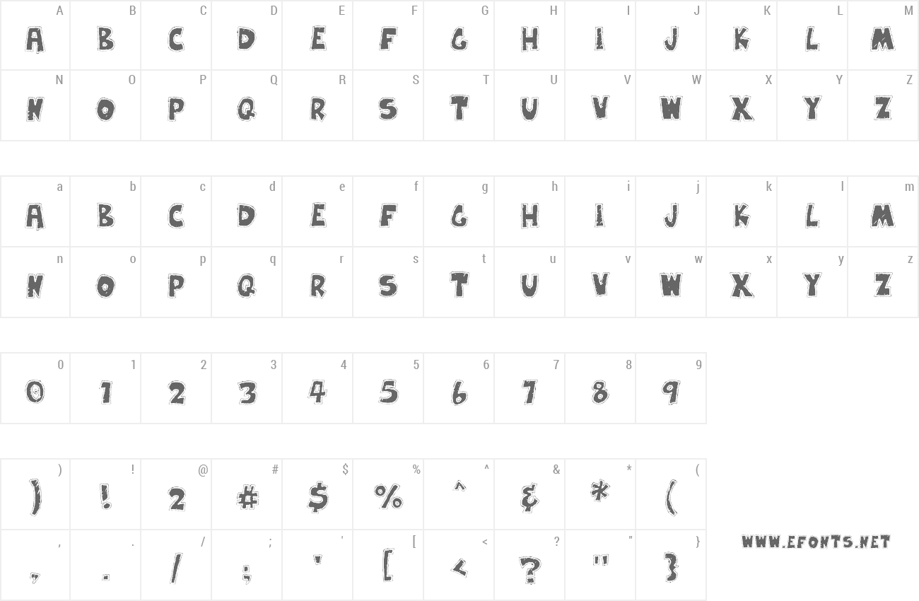 Font Earwax Wit preview